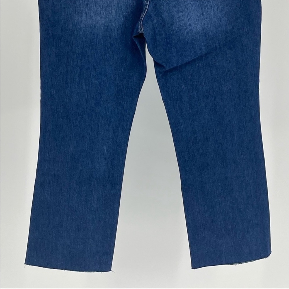 SOFT SURROUNDINGS NWT THE ULTIMATE CROPPED BOOTCUT JEANS RIPPLE BLUE WASH PETITE - Picture 13 of 16